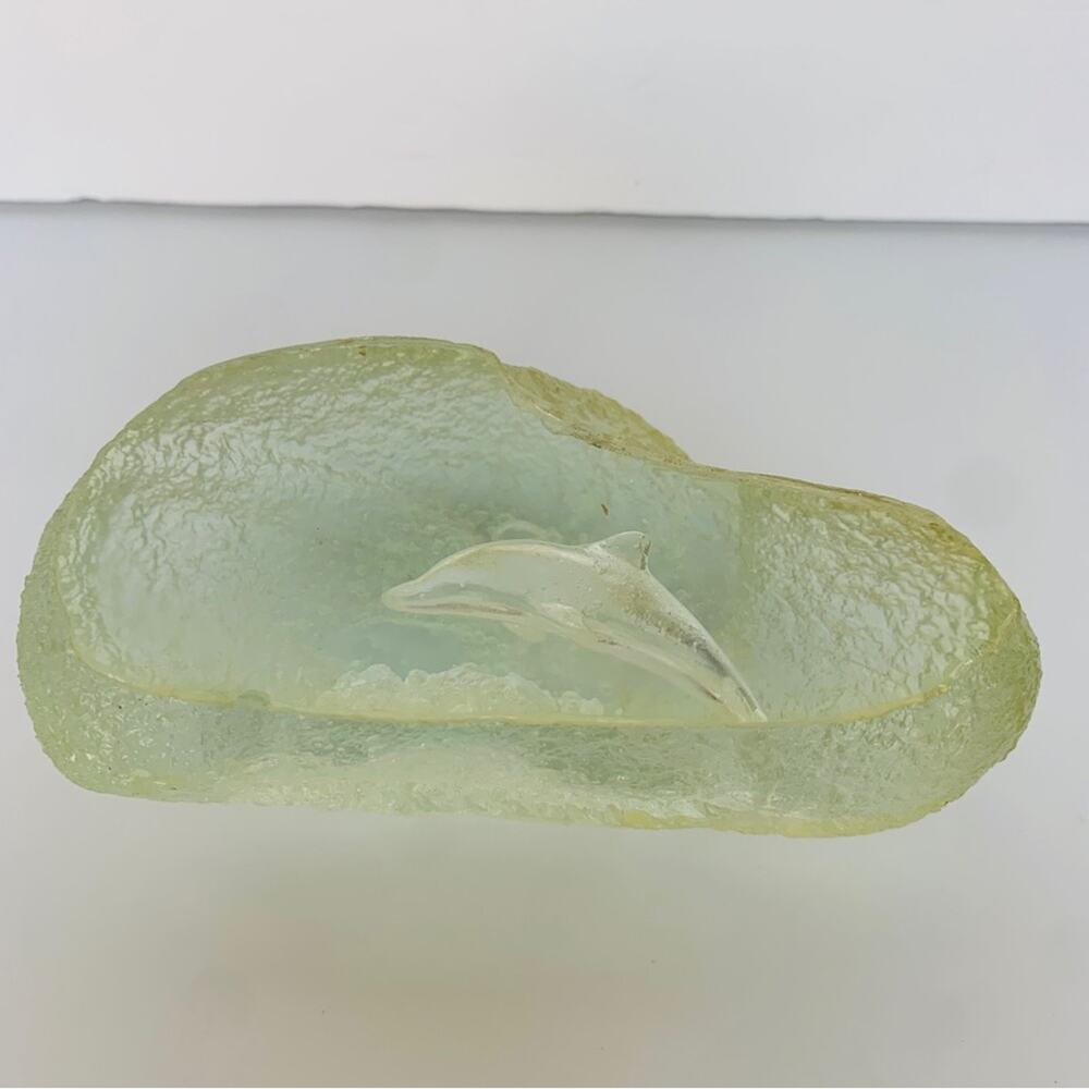 Vintage Lucite Dolphin Sculpture